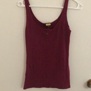Maroon tank top
